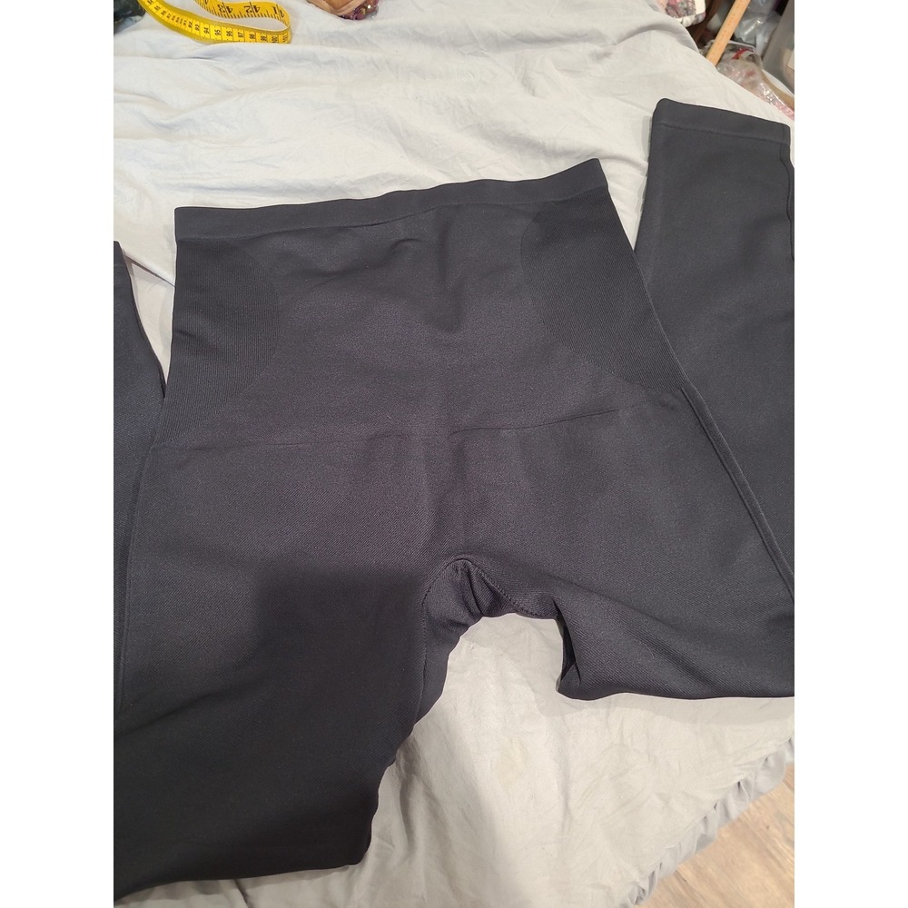 Shapermint body shaping‎ black leggings Women SZ L/XL waist grippers smoothing - Picture 2 of 8